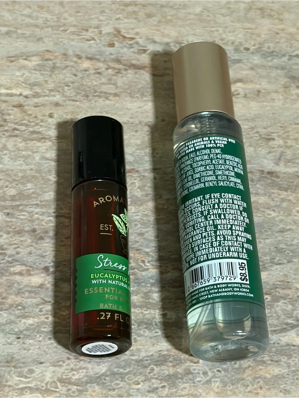 Bath & Body Works Retired Stress Relief Aromatherapy Rollerball Roll-on Mist